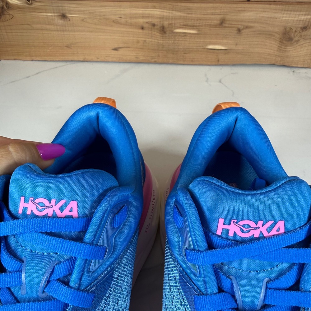 Hoka One One Bondi 8 Running Shoes Coastal Sky All Aboard 1127952 Womens 7B - Picture 15 of 16